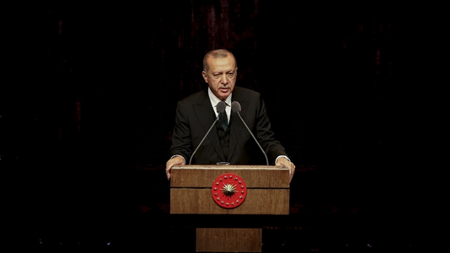 Bakan Erdoan: Trkiye'ye iftira atanlarn hepsi kanl bir gemie sahip