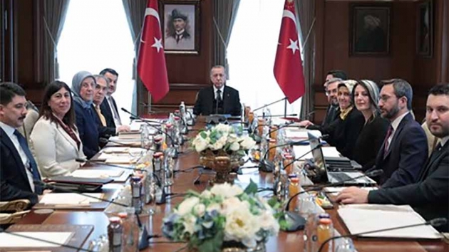 Cumhurbakan Erdoan, Salk ve Gda Politikalar Kurulu Toplants'na katld