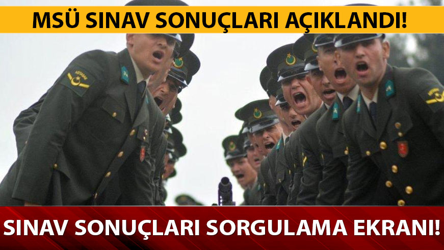  S�nav sonu�lar� sorgulama ekran�! 