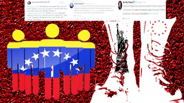 ABD ve AB Venezuela'daki darbe giriimini destekliyor