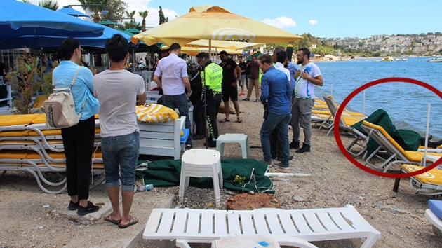 Bitez sahiline erkek cesedi vurdu