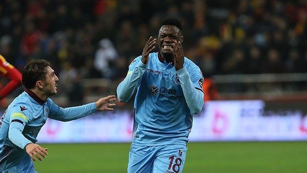 Trabzonspor'dan Ekuban aklamas