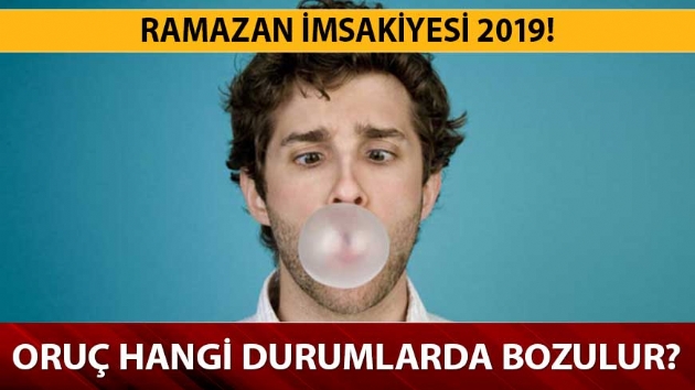  Sakz inemek orucu bozar m? Oru hangi durumlarda bozulur? 