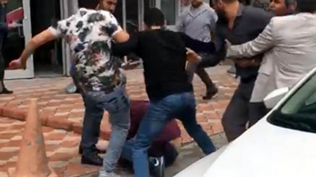 Ankara'da tekme- tokat esnaf kavgas