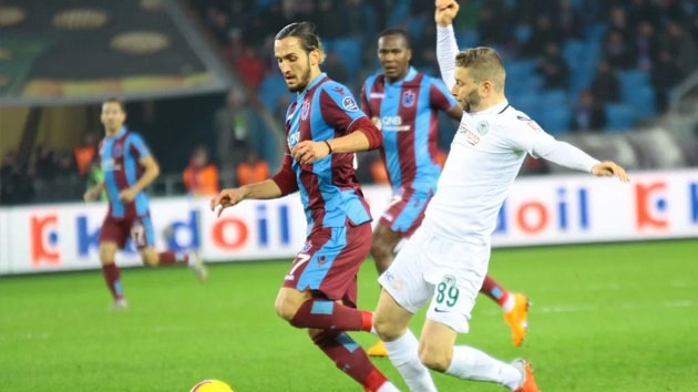 Trabzonsporun gz nclkte! Konyaspor-Trabzonspor muhtemel 11ler