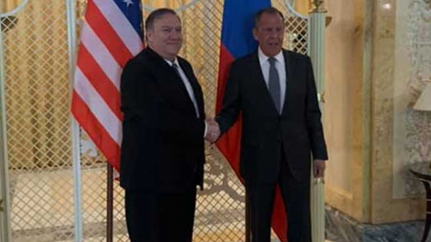 Lavrov, Pompeo ile grmesi balad