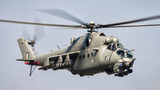 Hindistan Afganistan'a 2 helikopter hibe etti   