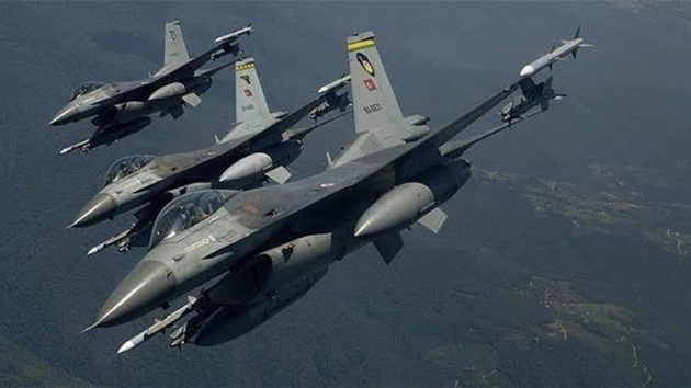 Irak'n kuzeyine dzenlenen hava harekatnda PKK'ya ait hedefler imha edildi