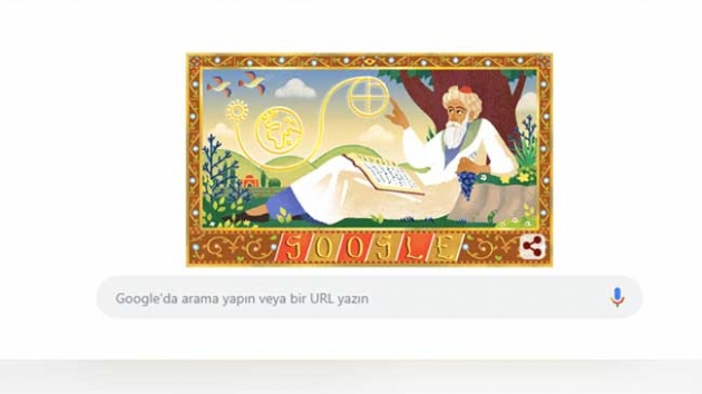 Google'dan mer Hayyam'a zel doodle