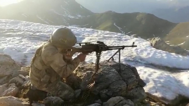 Mu'ta PKK'ya ait 32 snak imha edildi  