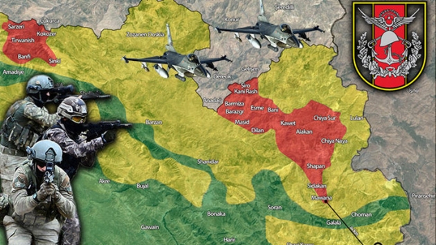 Terr rgt PKK, Kandilin gneyine kayor!