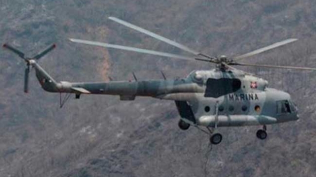 Meksikada askeri helikopter dt: 6 l