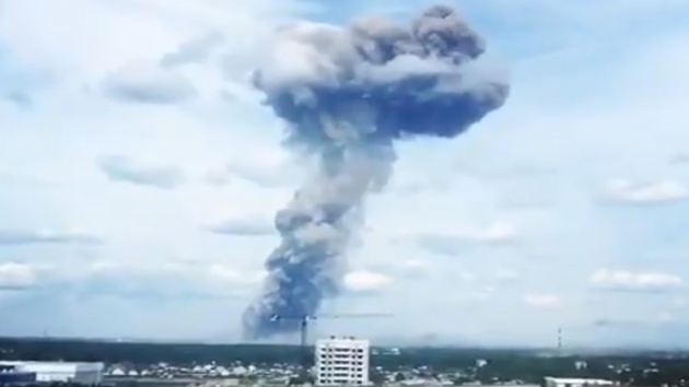 Rusya'da TNT fabrikasnda patlama