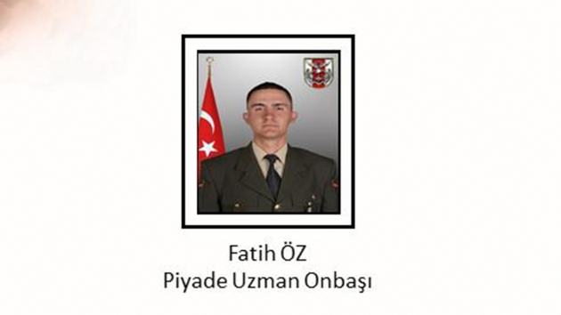 Hakkari'de bir askerimiz ehit oldu