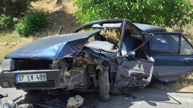 Kahramanmara'ta iki otomobil arpt: 13 yaral
