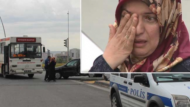 Kaza sonrasnda gzyalarna bouldu