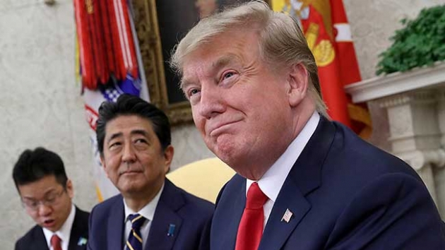 Abe ve Trump telefonda grt