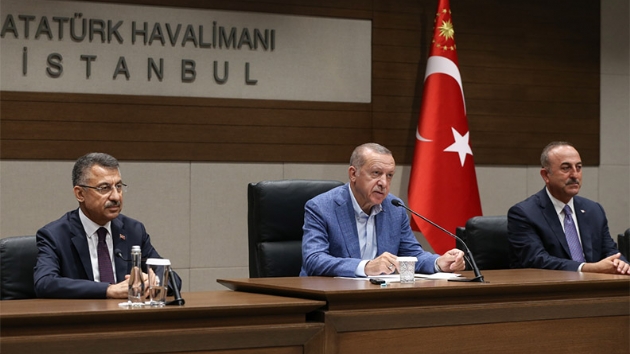 Bakan Erdoan'dan ortak canl yayn aklamas: Tm Trkiye'nin tartmay izleme imkan olacak
