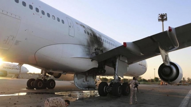 Libya UMH kuvvetleri Trablus havalimanna girdi