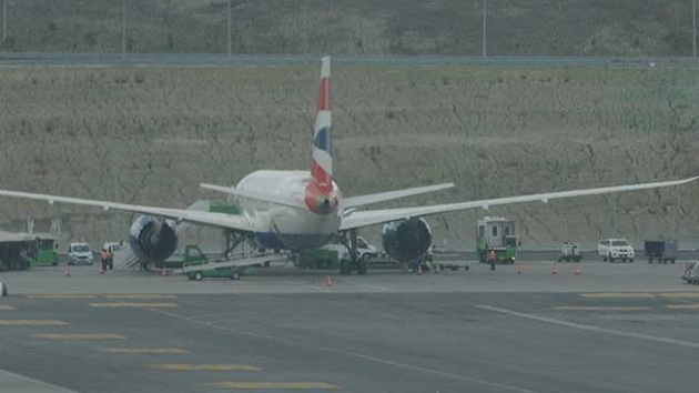 Arzalanan British Airways ua stanbul Havaliman'na indi
