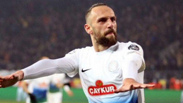 Rizespor'dan Vedat Muriqi aklamas