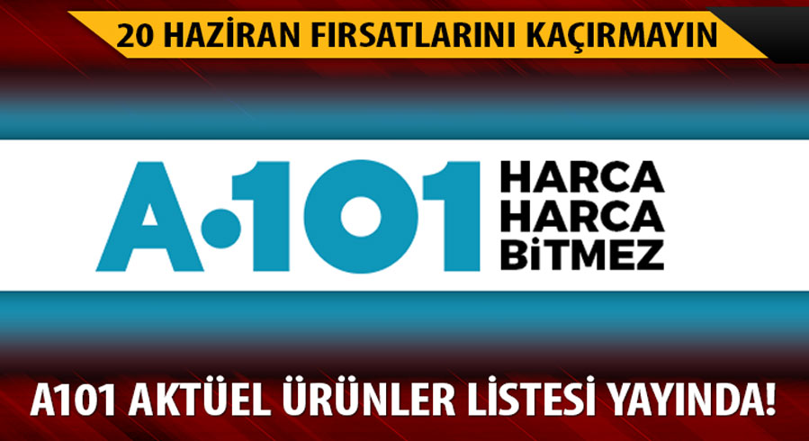 A101 akt�el �r�nler katalo�unda bu hafta ald�n ald�n! 