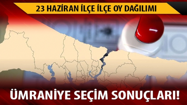 te mraniye 23 Haziran stanbul seim sonular!