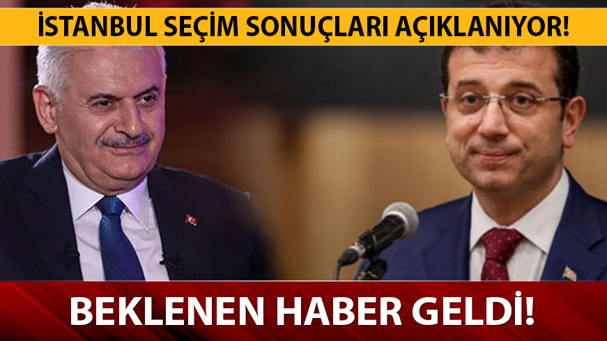23 Haziran �stanbul se�im sonu�lar� belli oldu! �stanbul se�im sonu�lar� 2019 Binali Y�ld�r�m Ekrem �mamo�lu oy oran�! 