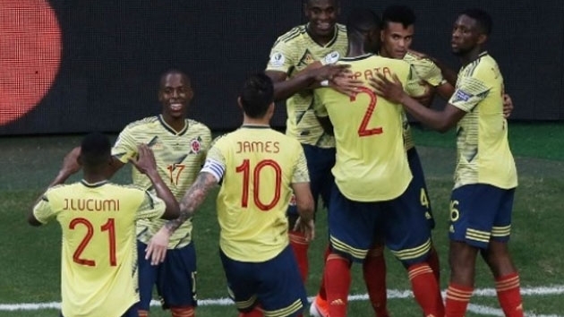Kolombiya'ya tek gol yetti