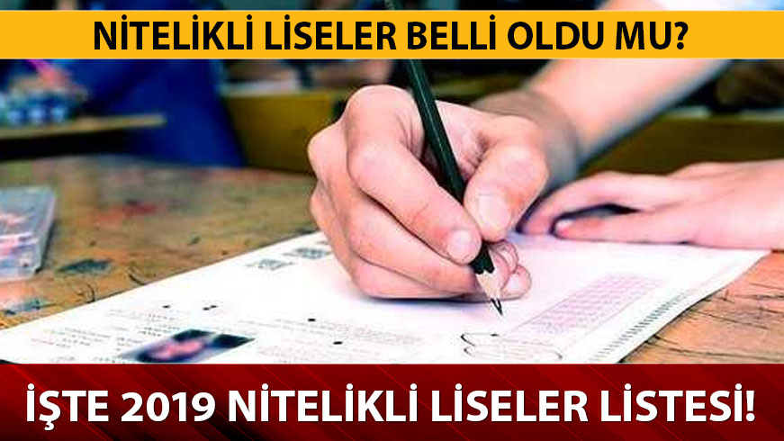 Nitelikli liseler y�zdelik dilimler belli oldu mu?