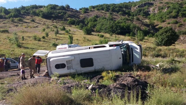 Ordu'da minibs devrildi: 1 l