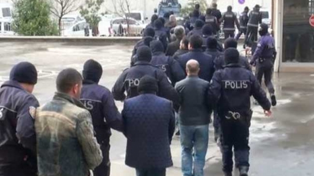 Gaziantep merkezli su rgt operasyonu: 53  pheliden 40' tutukland