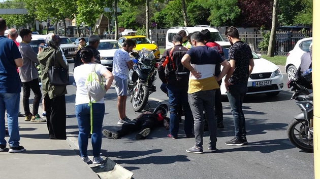 Saryer'de yunus polisi kaza yapt