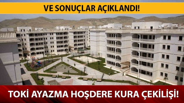 TOK son dakika Ayazma Hodere kura sonular akland! 