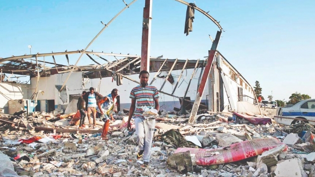 Hafterden Libyada gmen katliam