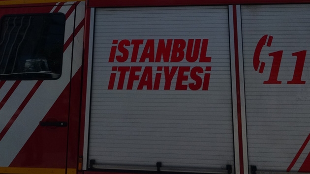 Kkekmece'de yangn panii