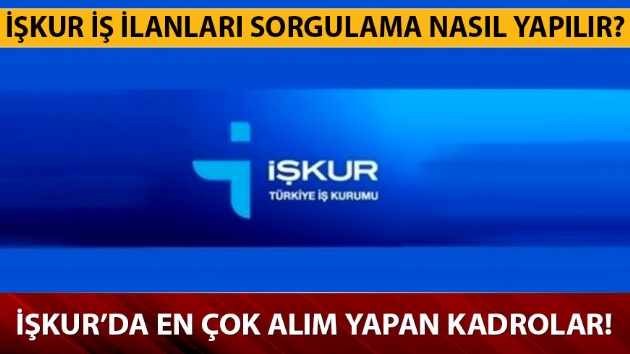 KUR i ilanlar personel alm ilanlar ve artlar nedir? 