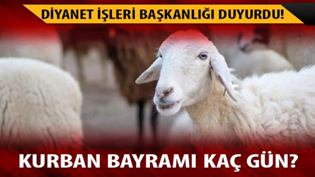 2019 Kurban Bayram tarihi hangi gn? 