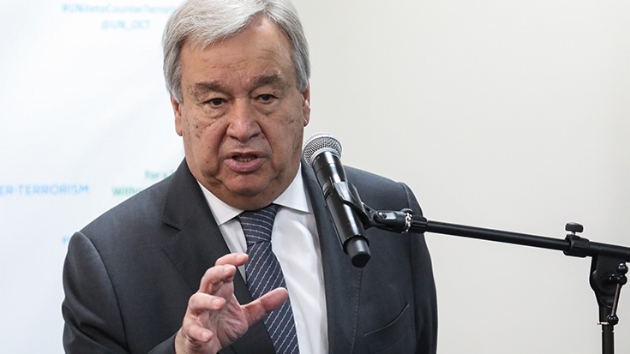 BM Genel Sekreteri Guterres'ten dlib iin ar