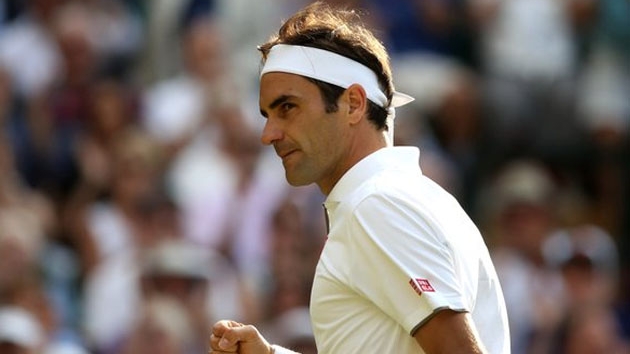 Roger Federer, Wimbledon'dan finale ykseldi