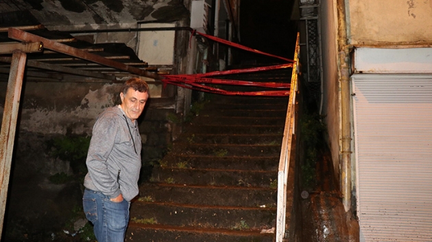 Zonguldak'ta 4 katl bina heyelan nedeniyle boaltld