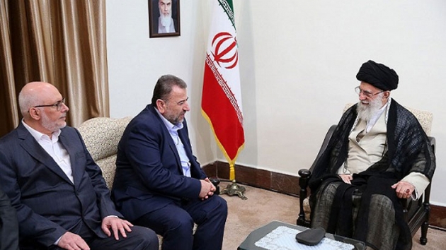 Hamas heyeti Tahran'da ran dini lideri Hamaney ile grt       