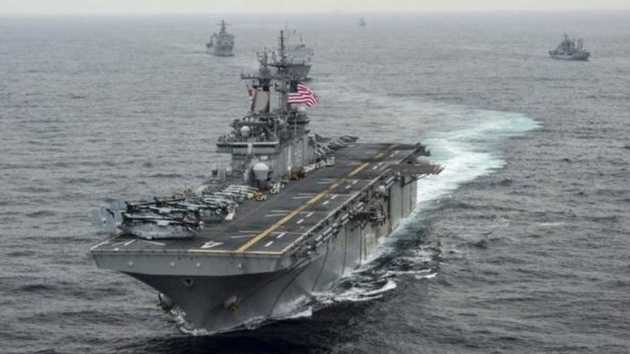 ABD Hrmz Boaz'nda Amerikan bayrakl gemileri koruyacak