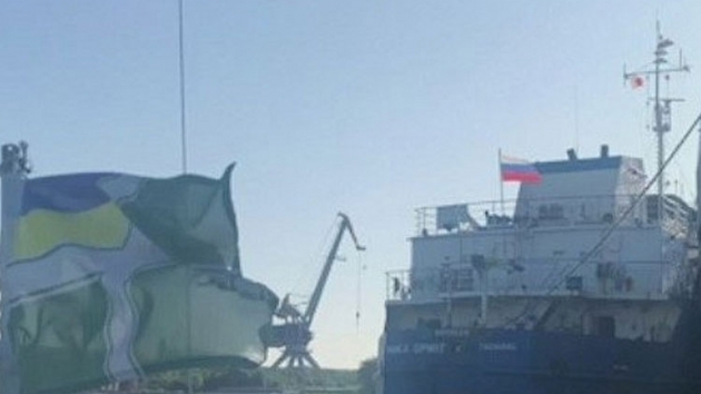  Ukrayna, bir Rus tankerine el koydu