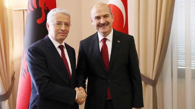 Bakan Soylu Arnavutluk'ta temaslara bulundu