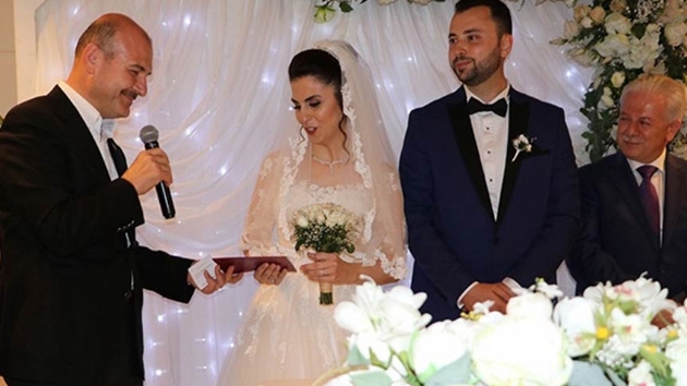 ileri Bakan Soylu nikah ahidi oldu