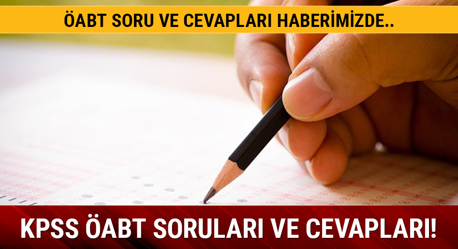 KPSS ABT sorular ve cevaplar bekleniyor
