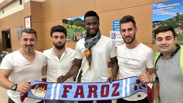 Yeni transfer John Obi Mikel Trabzon'a geldi
