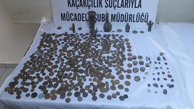 Ankara'da tarihi eser kaaklar yakaland