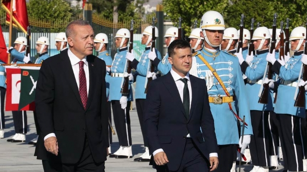 Ukrayna Cumhurbakan Zelenskiy Ankara'da